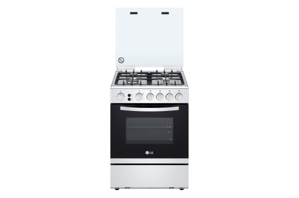 LG Cuisinière à gaz 4 Feux 60 CM-émail brillant, électronique (240 V), minuterie -Rôtissoire/FA211RMA – Image 13