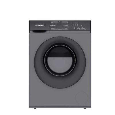 Nasco Nasfl-J6Kg-S – Machine A Laver 6Kg Nasco – Front Load – Auto. – 1200Tpm – Inverter – Gris Fonce – 1750W – 220-240V