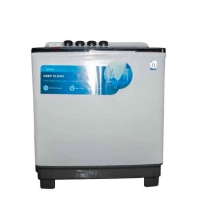 Midea Mt100W180 – Wg – Machine A Laver 18Kg – Midea Top Load – Twin Tub – Blanc – Lavag.18Kg-Essor.9Kg – 740W – 220-240V