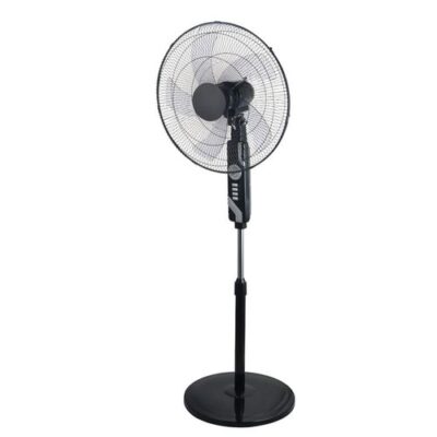 Nasco VENTILATEUR A PIED 20″ (pouces)- LF-SF2002 – 500MM- 3 VITESSES / 5 HELICES / 220V / 60 W / NOIR