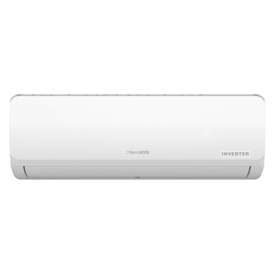 Split mural inverter Nasco – 9000 BTU – 1CV – Economique – R600A – A+ – Mode économique – Mode ventilateur – R410 – Minuterie 24 heures – Façade Blanche – NAS-J09-V1