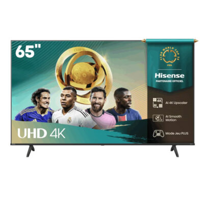 HISENSE TV LED 65 » CONNECTEE VIDAA 4K UHD – APPLE HOME – 65A6Q