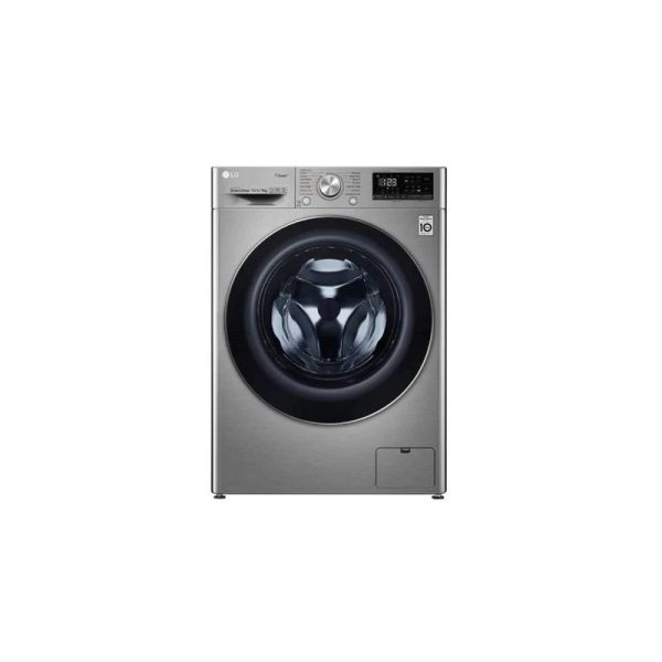 MACHINE À LAVER - LG -CHARGEMENT FRONTAL,  AUTOMATIQUE, LAVAGE 10,5 KG + SÉCHOIR 7 KG, ARGENT- F4V5RGP2T