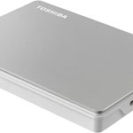 Toshiba Canvio Flex 2TB Disque dur externe portable USB-C USB 3.0, Argent – Image 2