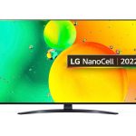 LG NanoCell TV 75 Inch NANO79 Series, Cinema Screen Design 4K Active HDR WebOS Smart AI ThinQ