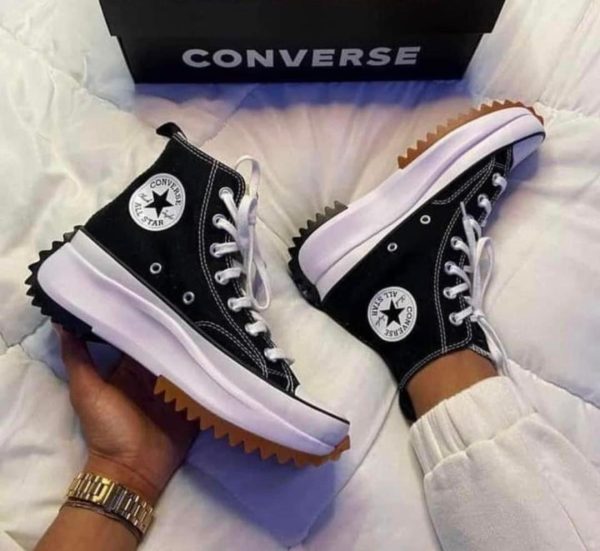 Baskets montantes run star hike Noire - CONVERSE