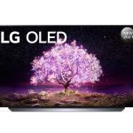 Téléviseur LG OLED 4K 55 pouces série C1, OLED auto-éclairant, processeur a9 Gen4 AI 4K, noir parfait et couleur parfaite/OLED55C1PVB