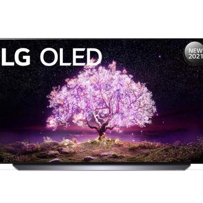 Téléviseur LG OLED 4K 55 pouces série C1, OLED auto-éclairant, processeur a9 Gen4 AI 4K, noir parfait et couleur parfaite/OLED55C1PVB