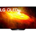 Téléviseur LG OLED 55 pouces série BX, conception d'écran de cinéma 4K Cinema HDR WebOS Smart ThinQ AI Pixel Dimming/OLED55BXPVA