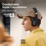 Casque sans fil Baseus Bowie H1i - Casque ANC avec autonomie de 100 heures - Cluster Black – Image 2