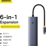 Baseus Hub 6w1 UltraJoy 6-Port B00052807813-00 – Image 2