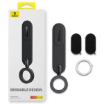 Support de téléphone magnétique pour voiture Baseus C02 Go, rotatif à 360°, pliable - Noir – Image 2