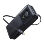 Batterie externe Baseus Free2Pull 20000 mAh avec câble Type-C rétractable intégré pour ordinateur portable - Charge rapide 65 W, affichage numérique - Noir