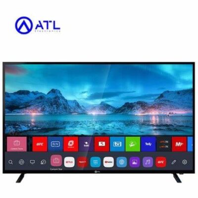 TV LED ATL 65″- Smart TV – Android 12 – 4k UHD – Frameless – HDR 10 – Screencast – Bluetooth – Décodeur Intégré – ATL-65V7S