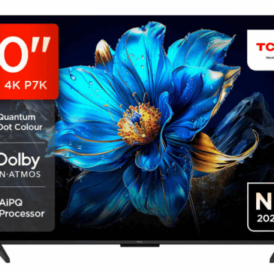 TCL P7K-UK QLED, Téléviseur LED Direct, Téléviseur 4K HDR, Smart TV avec Google TV