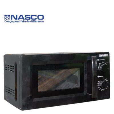 Nasco Micro-Ondes – 20L – 700W – 5Nvx puissances – Nas-W20B-P04 – Noir