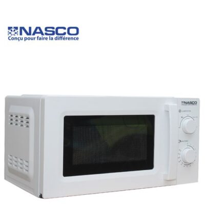 Nasco Micro-Ondes 20L – 700W – 5 Nx power – NAS-W20W-P04 – Blanc
