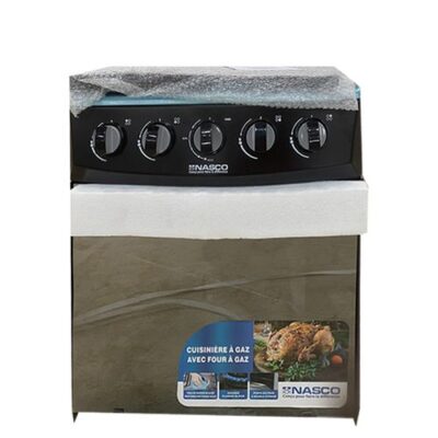 Nasco Gaziniere 4 Feux – NASGC-50MO+ST-CTZ – 50 x 55 – Gris –