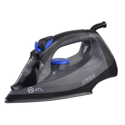 ATL Fer A Repasser A Vapeur 1200W – ATL-SW639 – Noir Gris – Fonction Self Cleaning – Cordon Flexible 360° – Protection Contre Surchauffe
