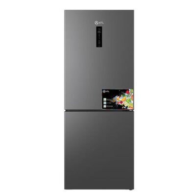 ATL Réfrigérateur Combiné Total No Frost -ATL-2C500N-03 Tirroirs/ 400L/ 02 Portes/ Gris/R600A/A+
