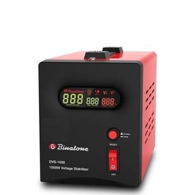 Binatone Stabilisateur Régulateur De Tension – DVS-1000 – Rouge Noir