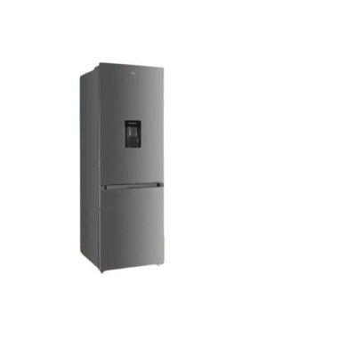 Réfrigérateur double porte TCL F410BFS à congélateur inférieur – 309 L – Gris