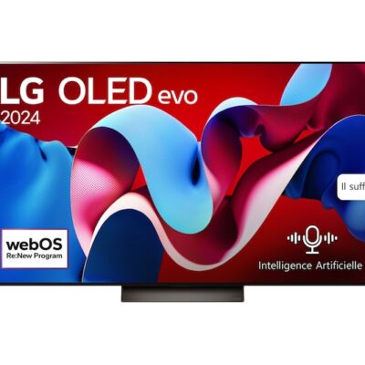 Smart TV  LG OLED evo AI C4 4K, 65 pouces, Télécommande Magique IA Dolby Vision webOS24 2024 OLED65C46LA