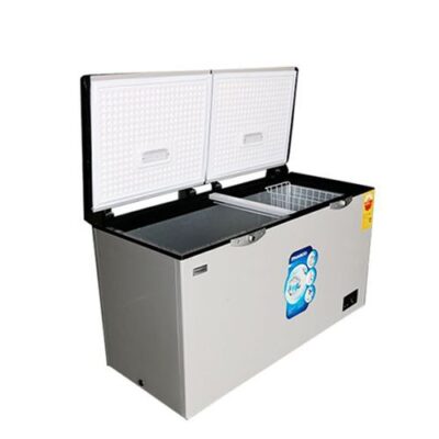 Nasco Congelateur Horizontal – NAS-550FL-DD-DS – Dark Silver – 2 Portes – 2 Paniers – 450Lt Net – 220-240V